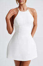 Jayne Mini Dress - Ivory - Napalia