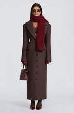 Jeanie Scarf - Burgundy - Napalia