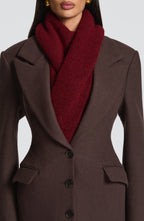 Jeanie Scarf - Burgundy - Napalia