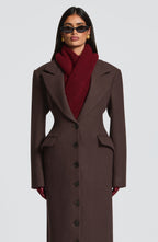 Jeanie Scarf - Burgundy - Napalia