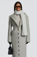Jeanie Scarf - Light Grey - Napalia