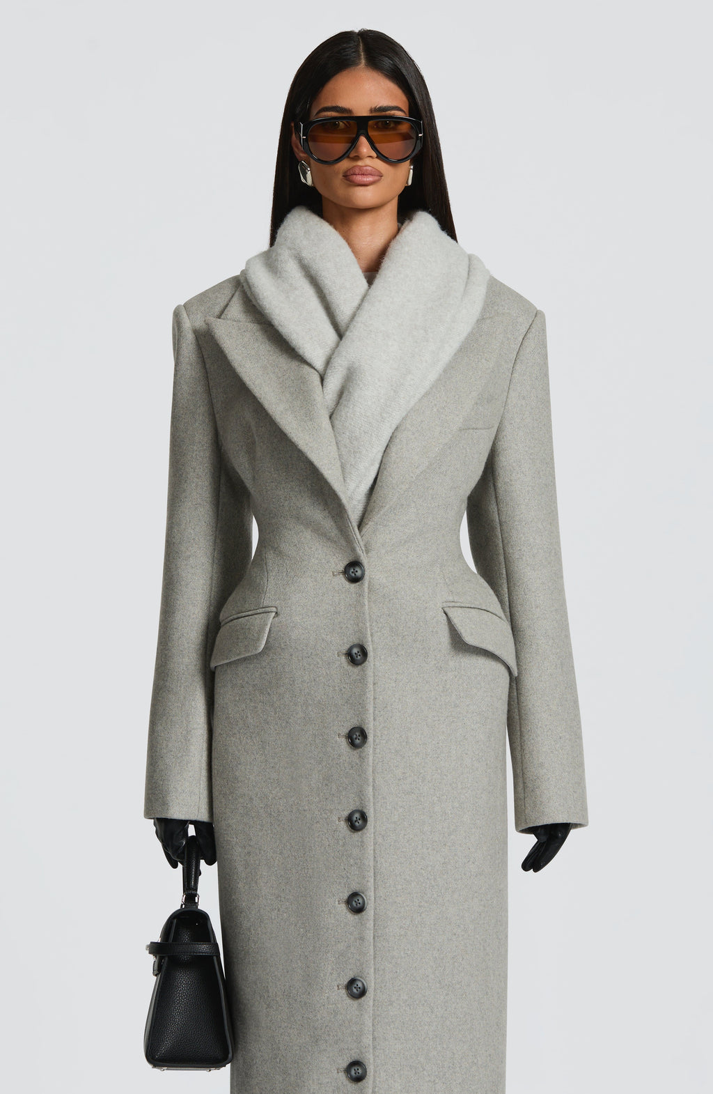 Jeanie Scarf - Light Grey - Napalia