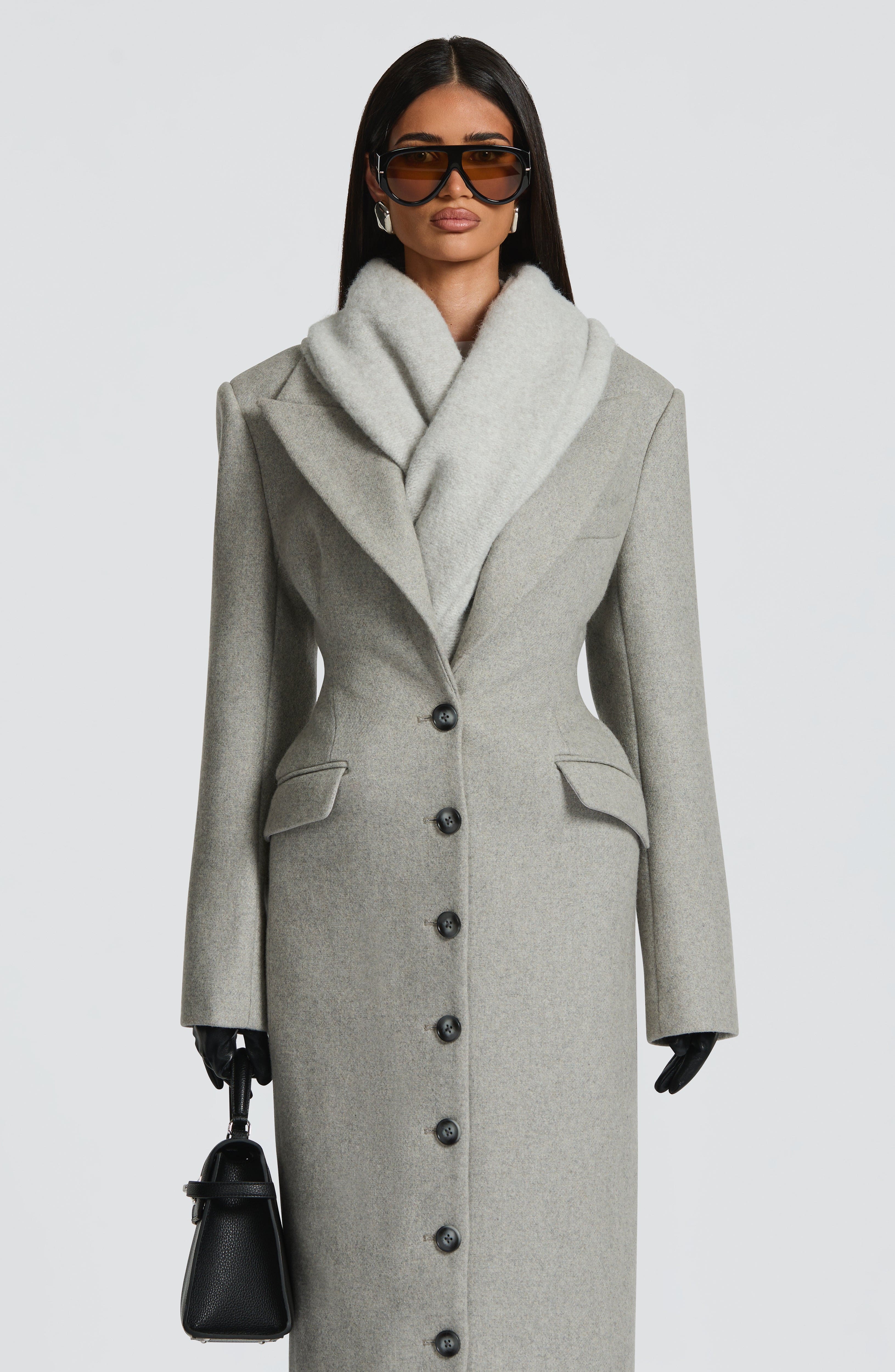 Jeanie Scarf - Light Grey - Napalia