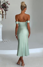 Jennifer Midi Dress - Mint - Napalia