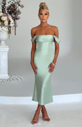 Jennifer Midi Dress - Mint - Napalia