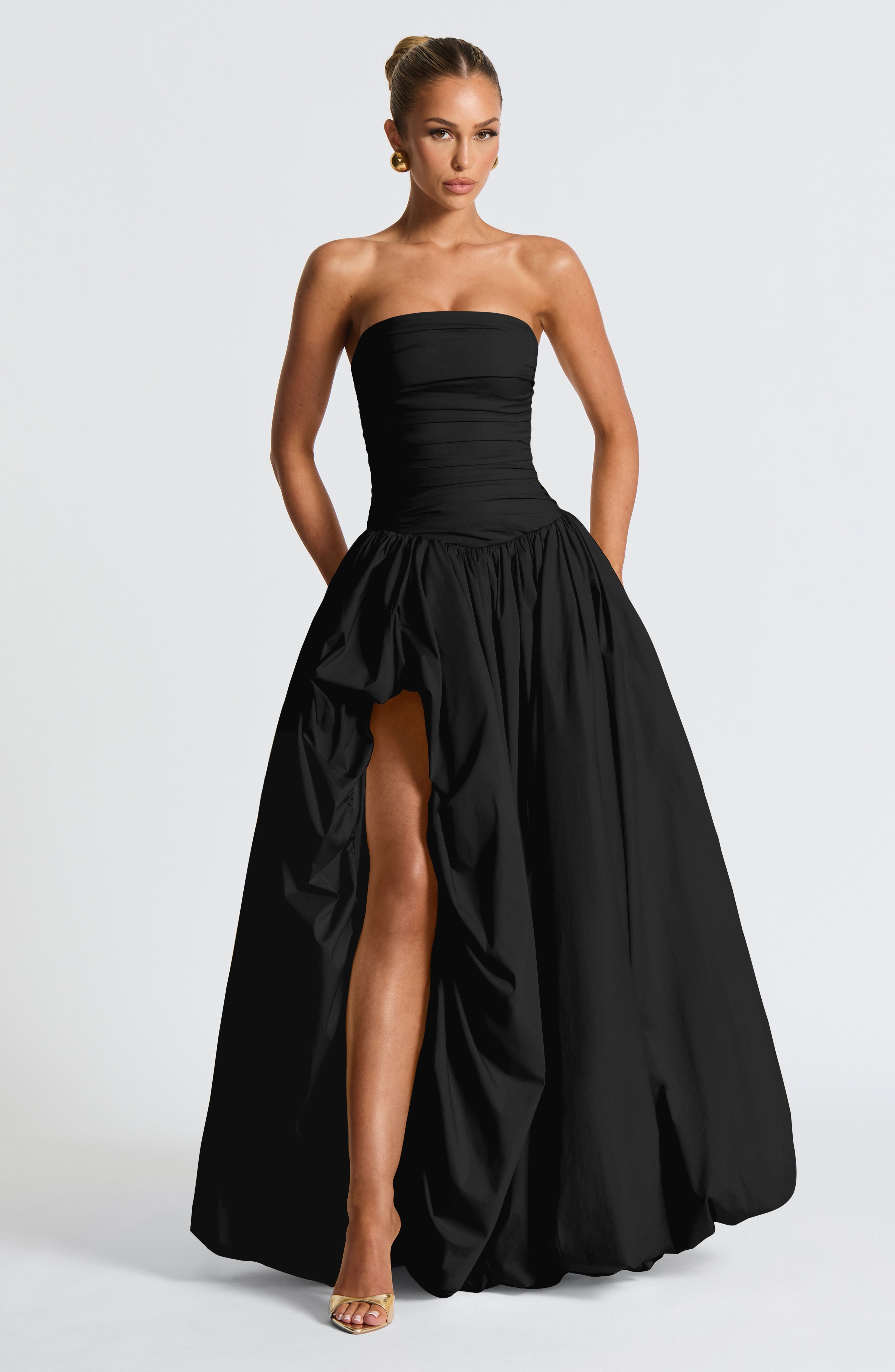 Jillian Maxi Dress - Black - Napalia