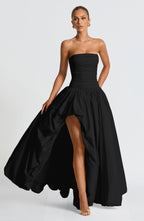 Jillian Maxi Dress - Black - Napalia