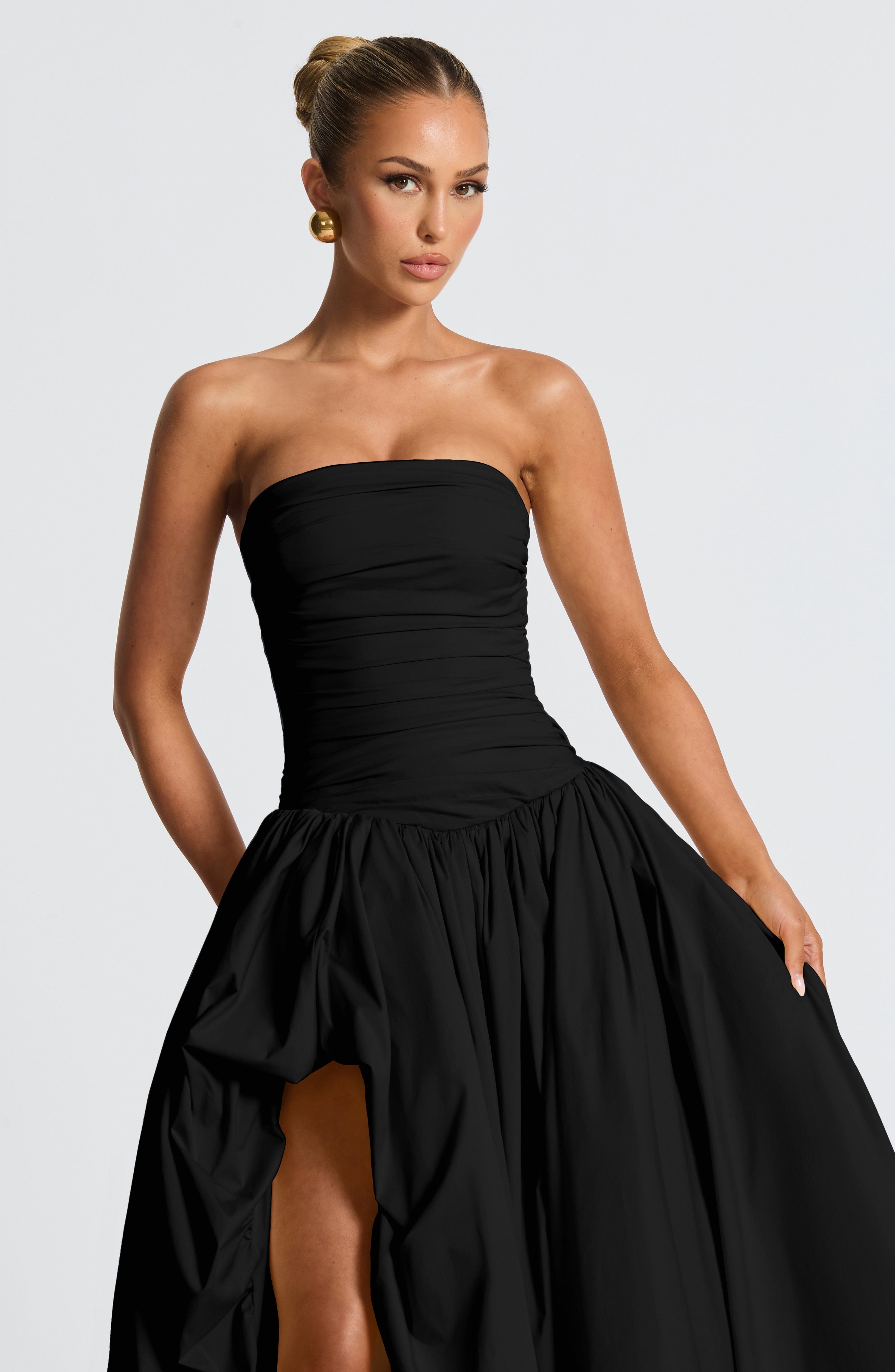 Jillian Maxi Dress - Black - Napalia