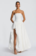 Jillian Maxi Dress - Ivory - Napalia
