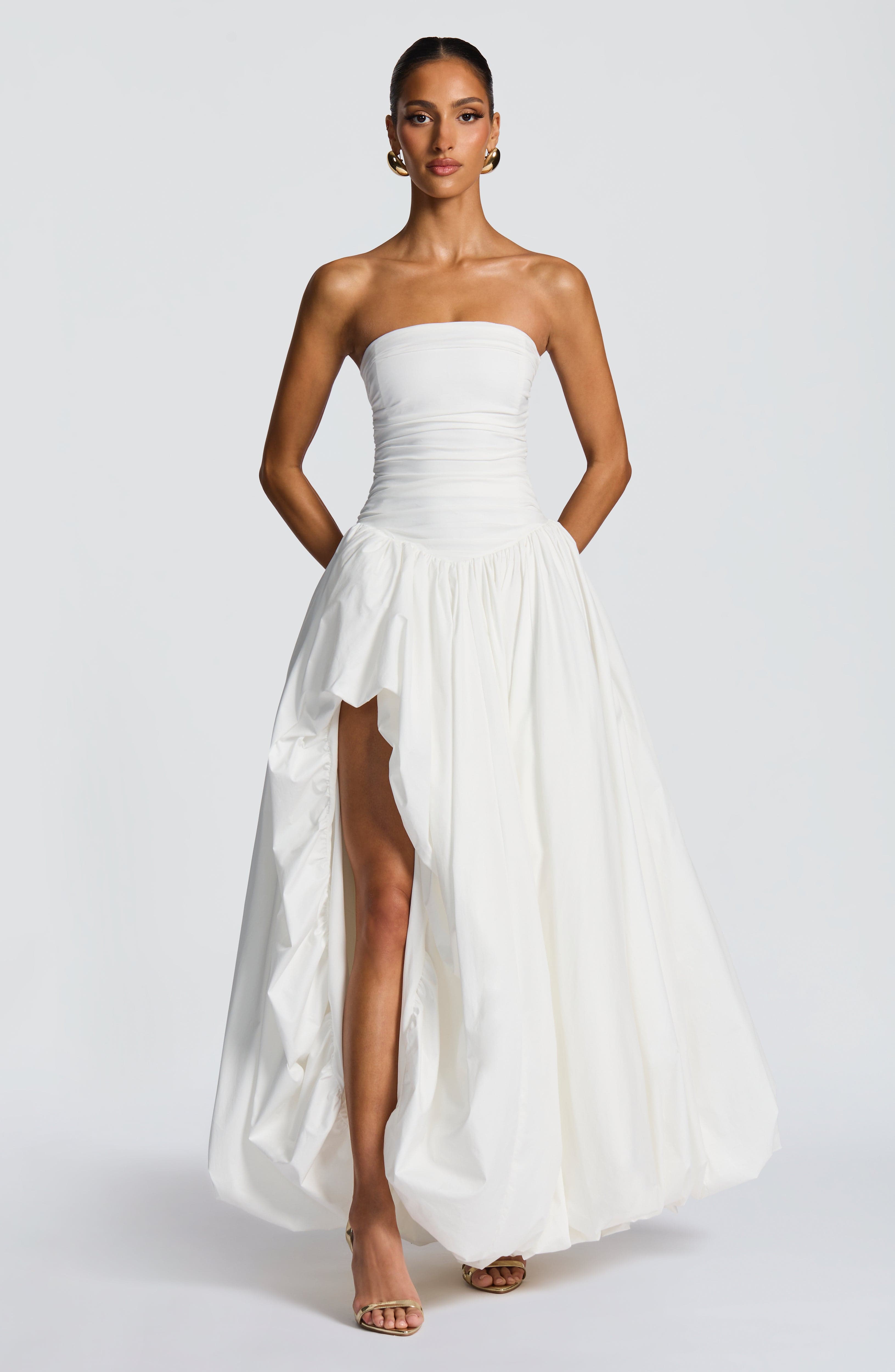 Jillian Maxi Dress - Ivory - Napalia