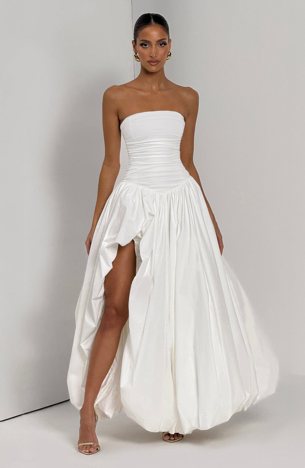 Jillian Maxi Dress - Ivory - Napalia
