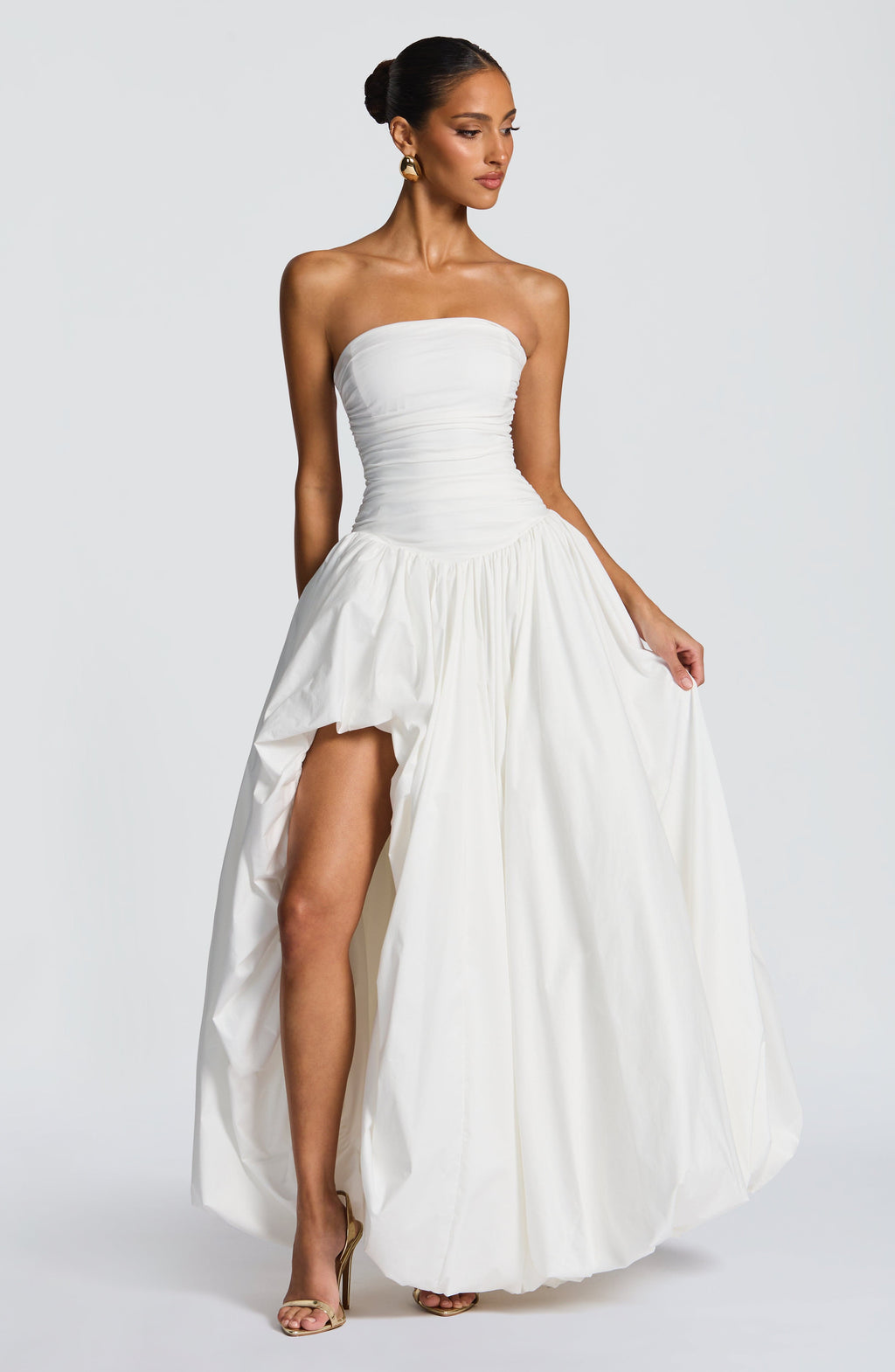 Jillian Maxi Dress - Ivory - Napalia