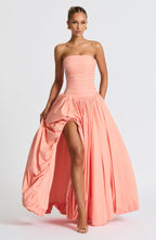 Jillian Maxi Dress - Peach - Napalia