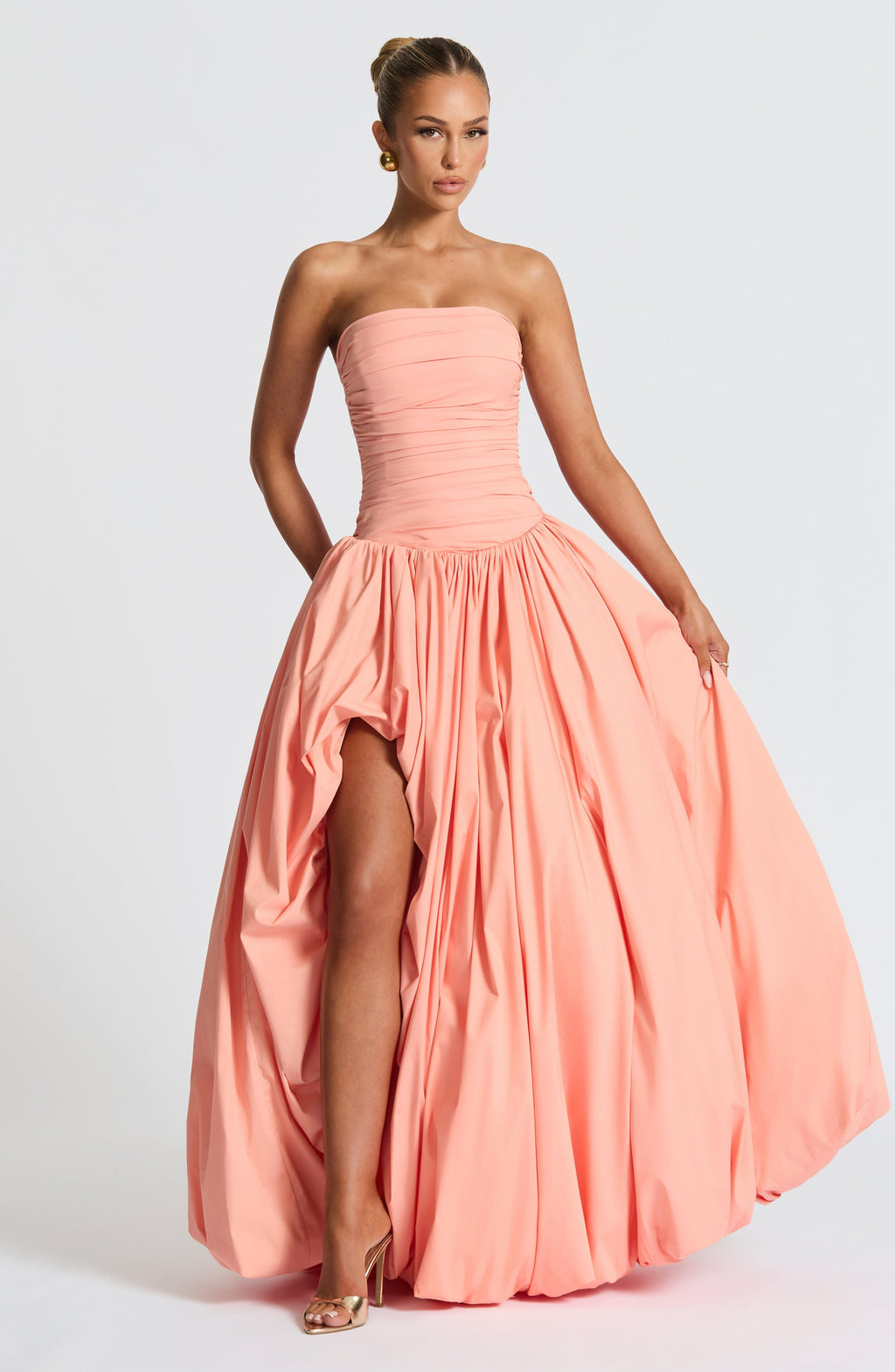 Jillian Maxi Dress - Peach - Napalia