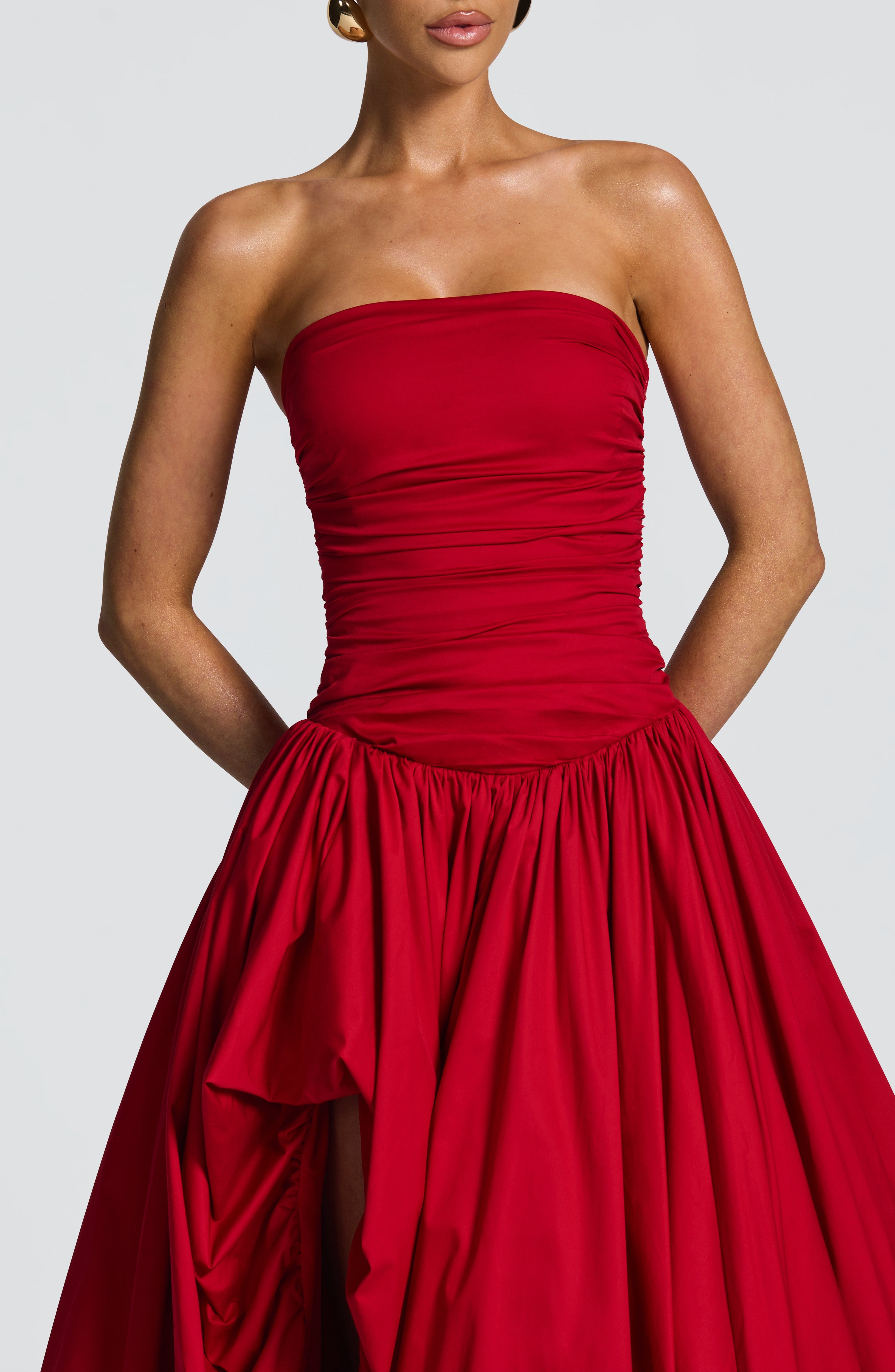 Jillian Maxi Dress - Red - Napalia