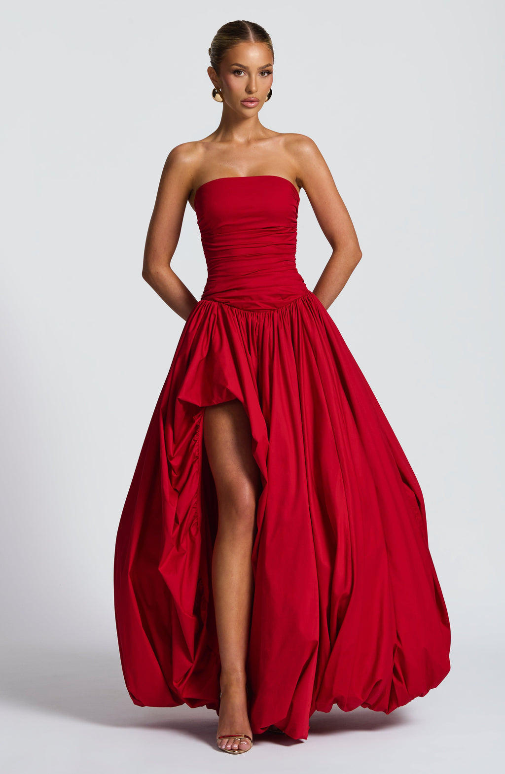 Jillian Maxi Dress - Red - Napalia