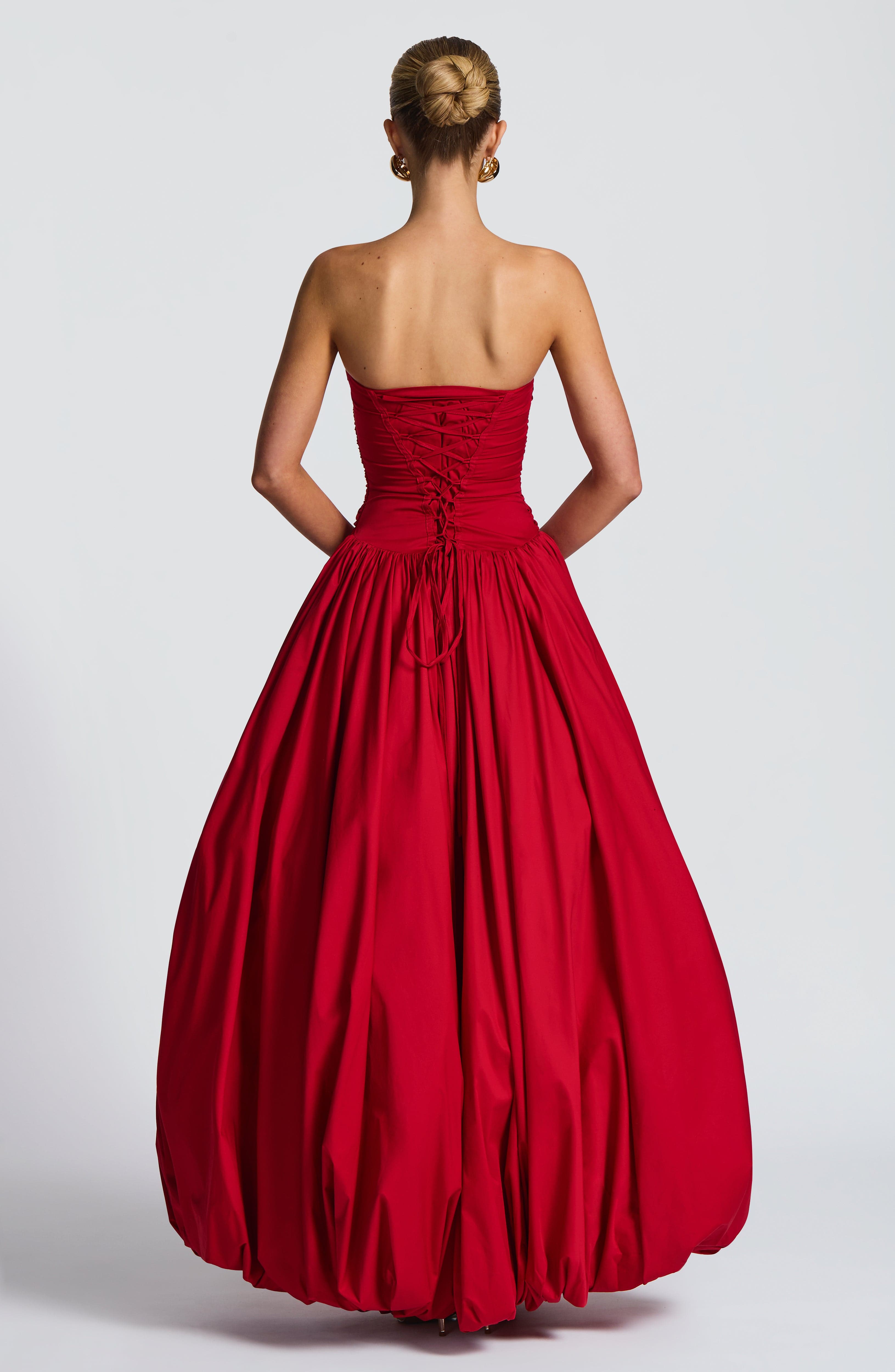 Jillian Maxi Dress - Red - Napalia