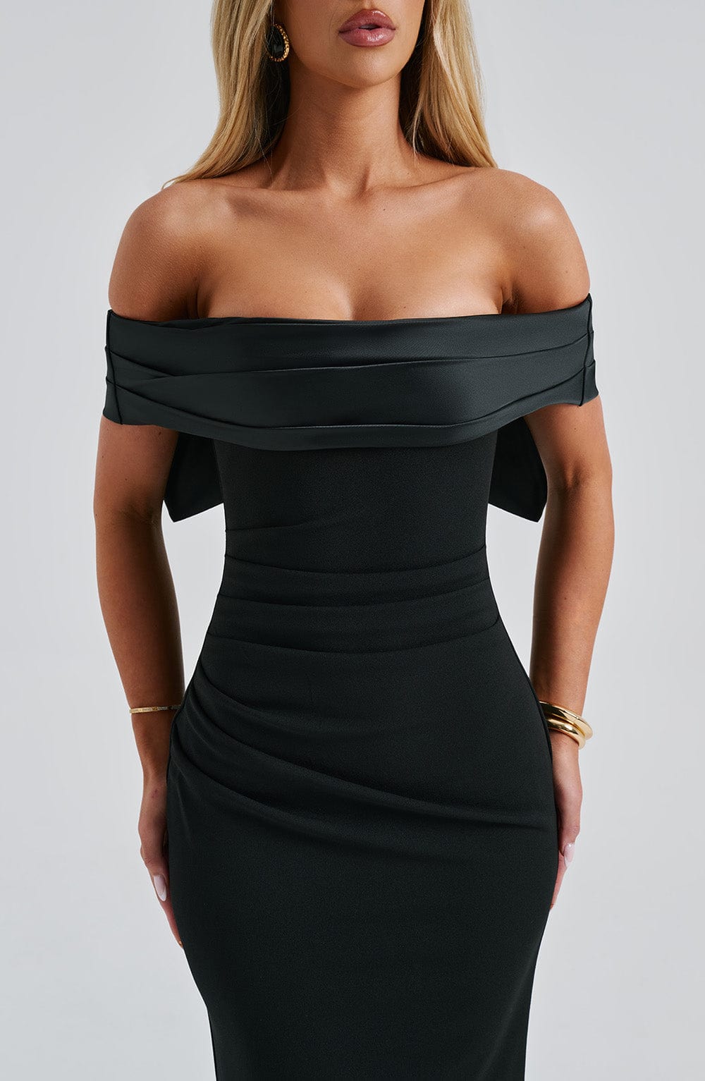 Joanna Maxi Dress - Black - Napalia