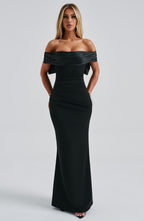 Joanna Maxi Dress - Black - Napalia