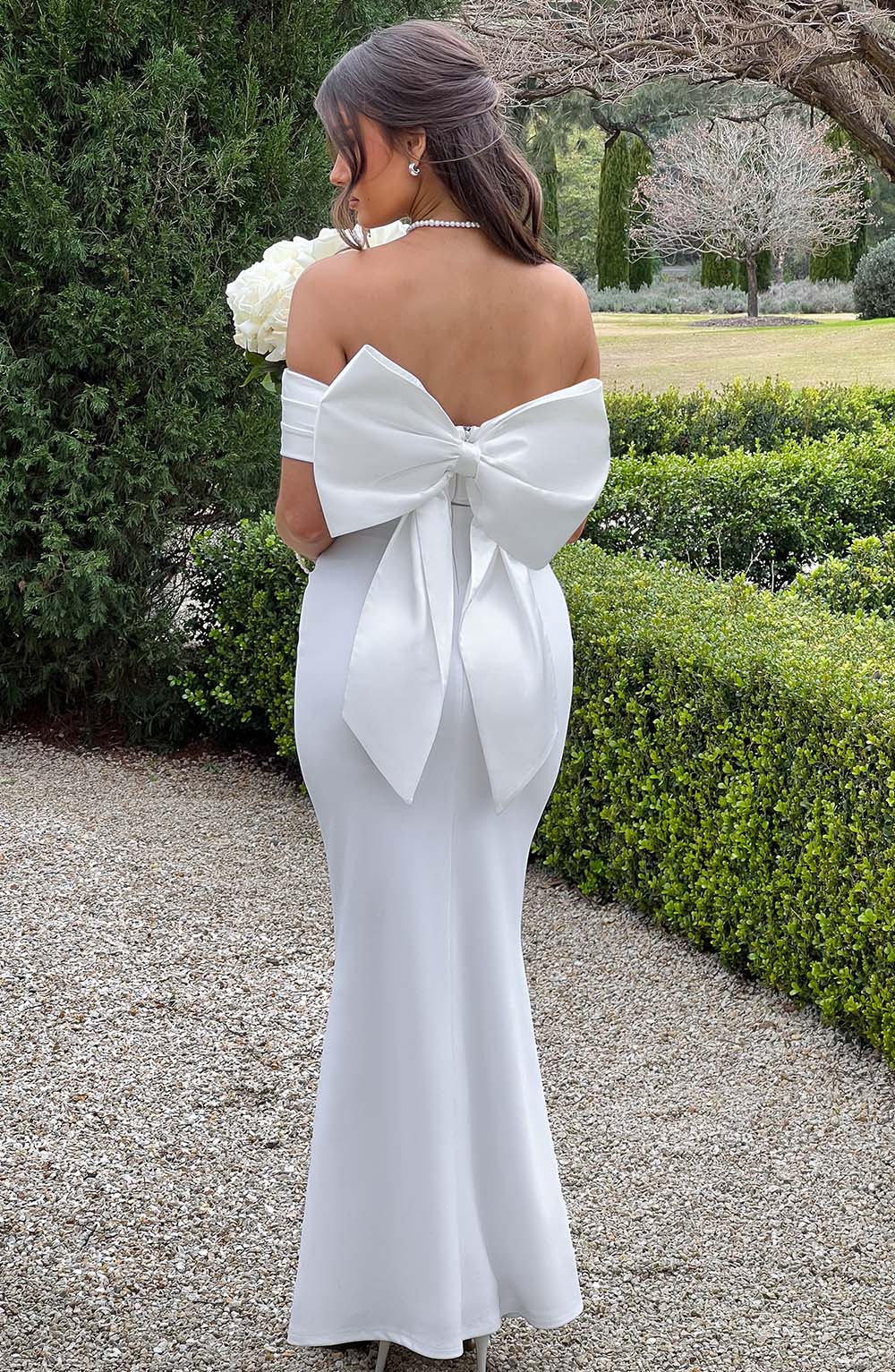 Joanna Maxi Dress - Ivory - Napalia