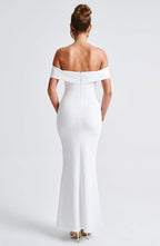 Joanna Maxi Dress - Ivory - Napalia