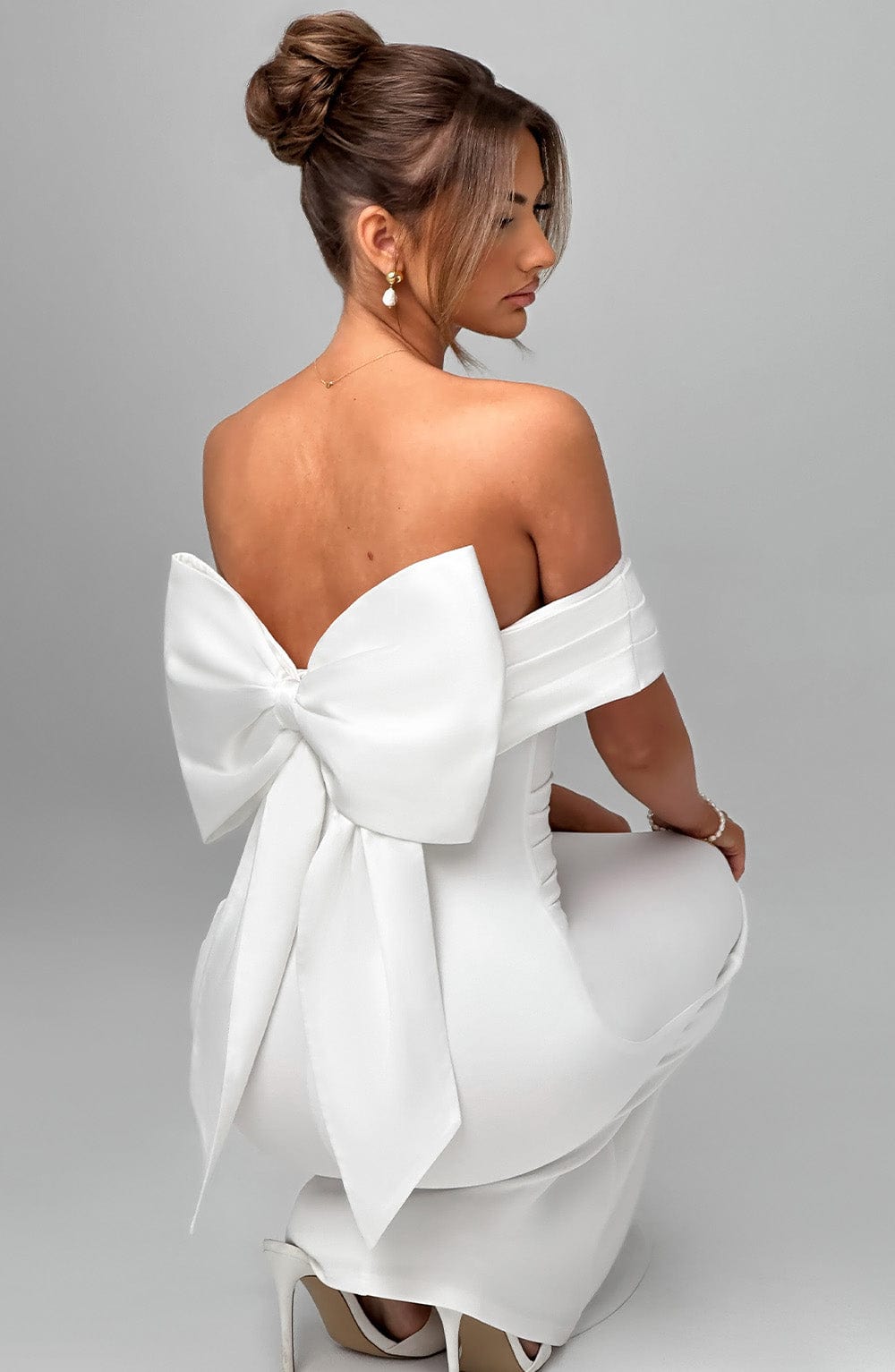 Joanna Maxi Dress - Ivory - Napalia