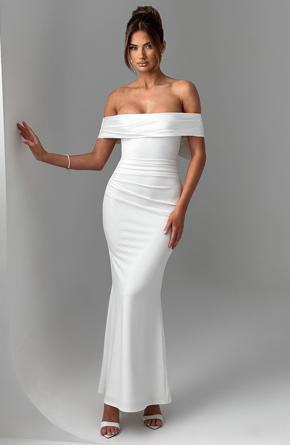 Joanna Maxi Dress - Ivory - Napalia