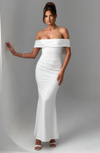 Joanna Maxi Dress - Ivory - Napalia