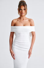 Joanna Maxi Dress - Ivory - Napalia