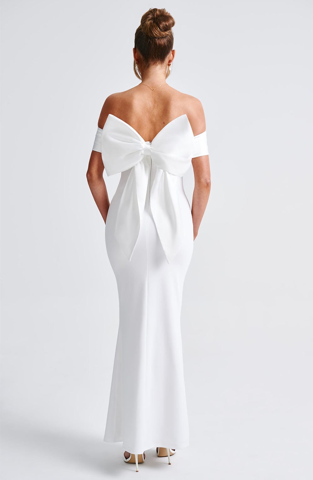 Joanna Maxi Dress - Ivory - Napalia