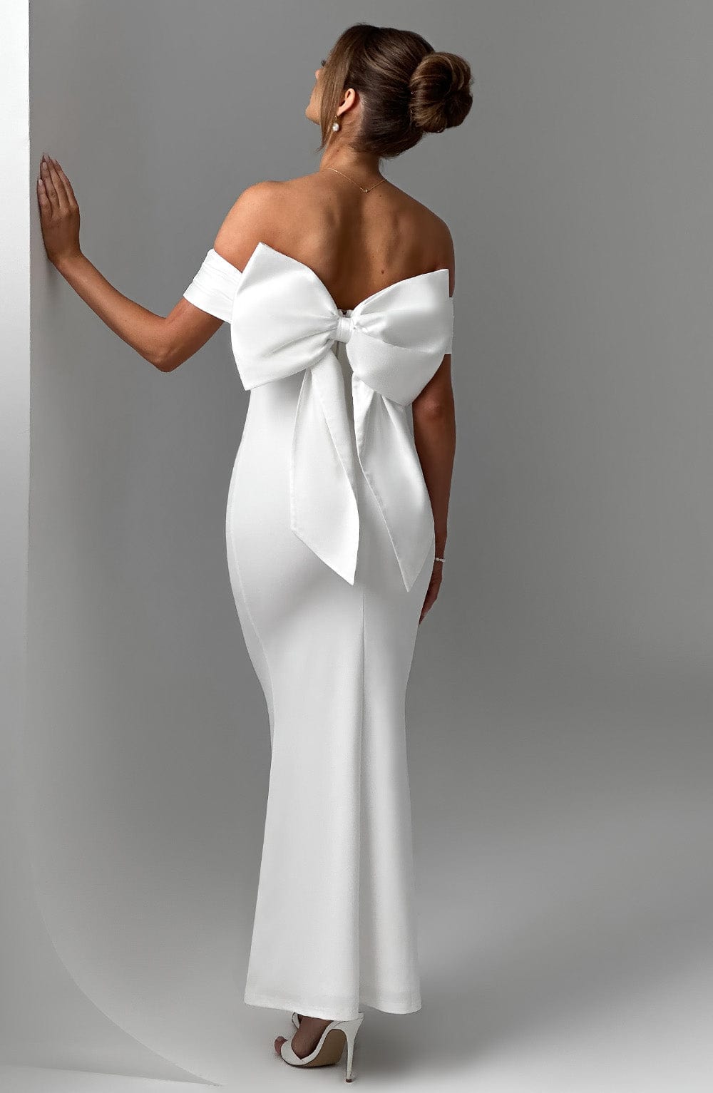 Joanna Maxi Dress - Ivory - Napalia