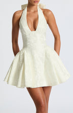 Jocelyn Mini Dress - Ivory - Napalia