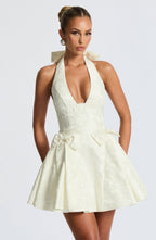 Jocelyn Mini Dress - Ivory - Napalia