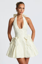 Jocelyn Mini Dress - Ivory - Napalia