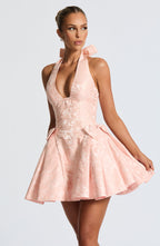 Jocelyn Mini Dress - Soft Peach - Napalia