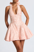 Jocelyn Mini Dress - Soft Peach - Napalia