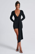 Jolene Mini Dress - Black - Napalia