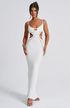 Josefina Maxi Dress - White - Napalia