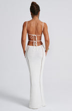 Josefina Maxi Dress - White - Napalia