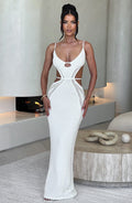 Josefina Maxi Dress - White - Napalia