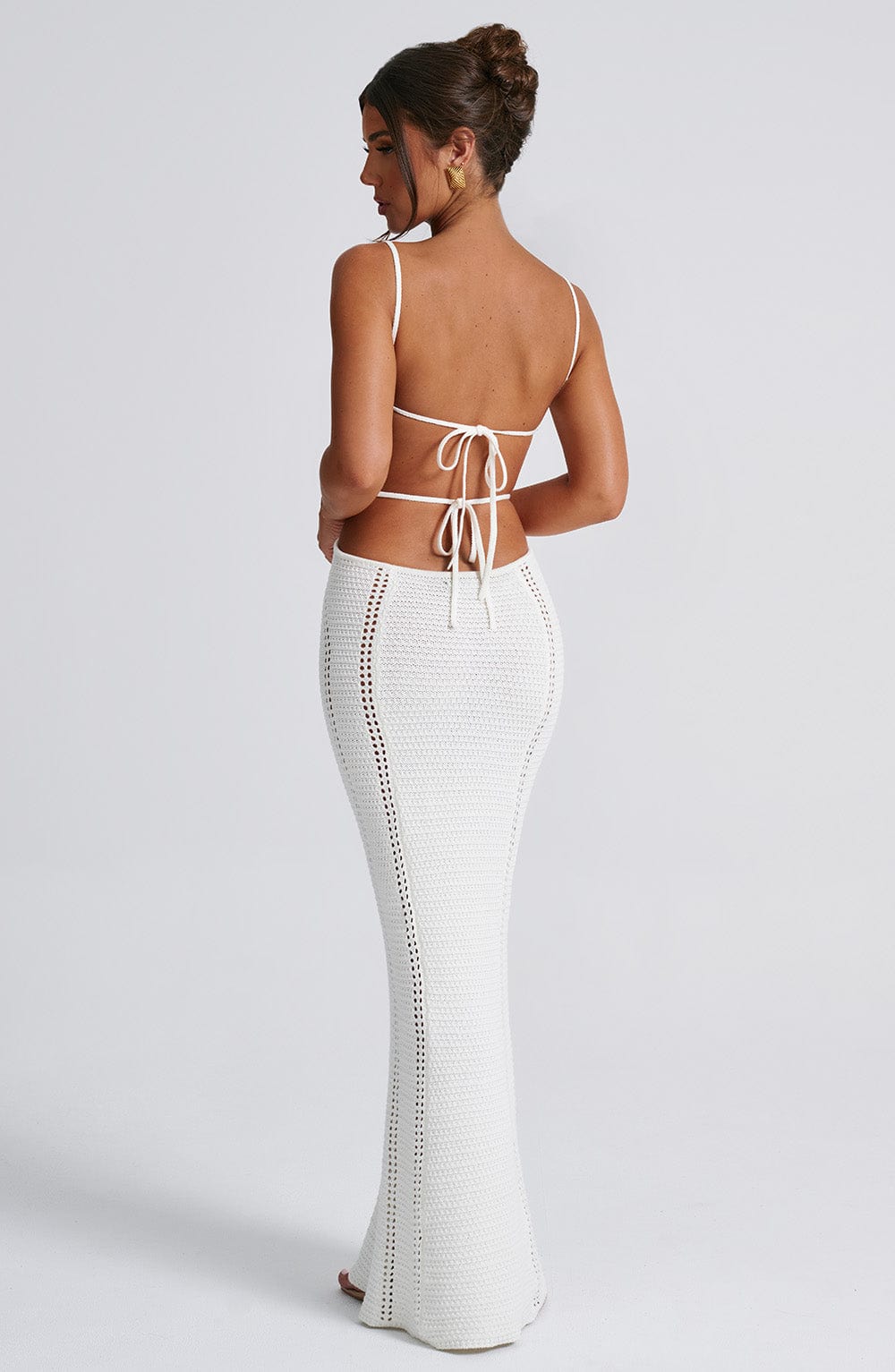 Josefina Maxi Dress - White - Napalia