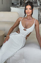 Josefina Maxi Dress - White - Napalia