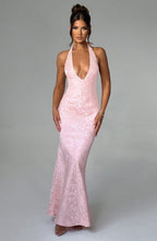 Josephine Maxi Dress - Blush - Napalia