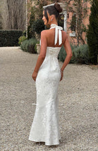 Josephine Maxi Dress - Ivory - Napalia
