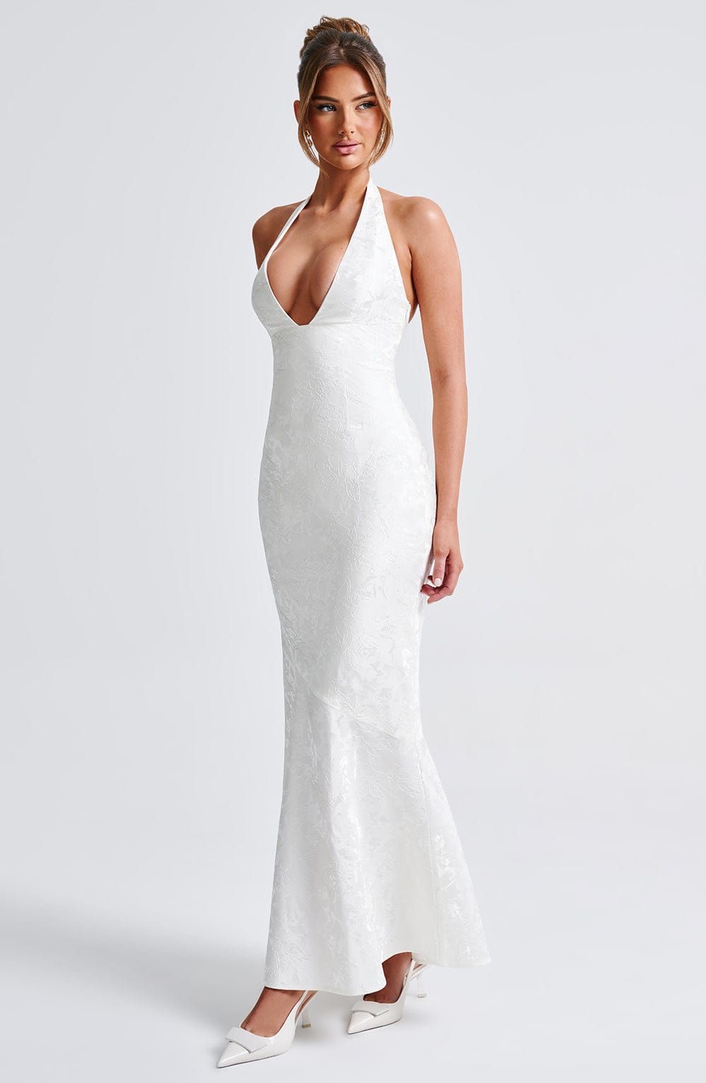 Josephine Maxi Dress - Ivory - Napalia