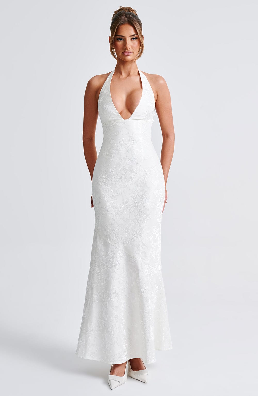 Josephine Maxi Dress - Ivory - Napalia