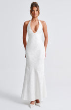 Josephine Maxi Dress - Ivory - Napalia