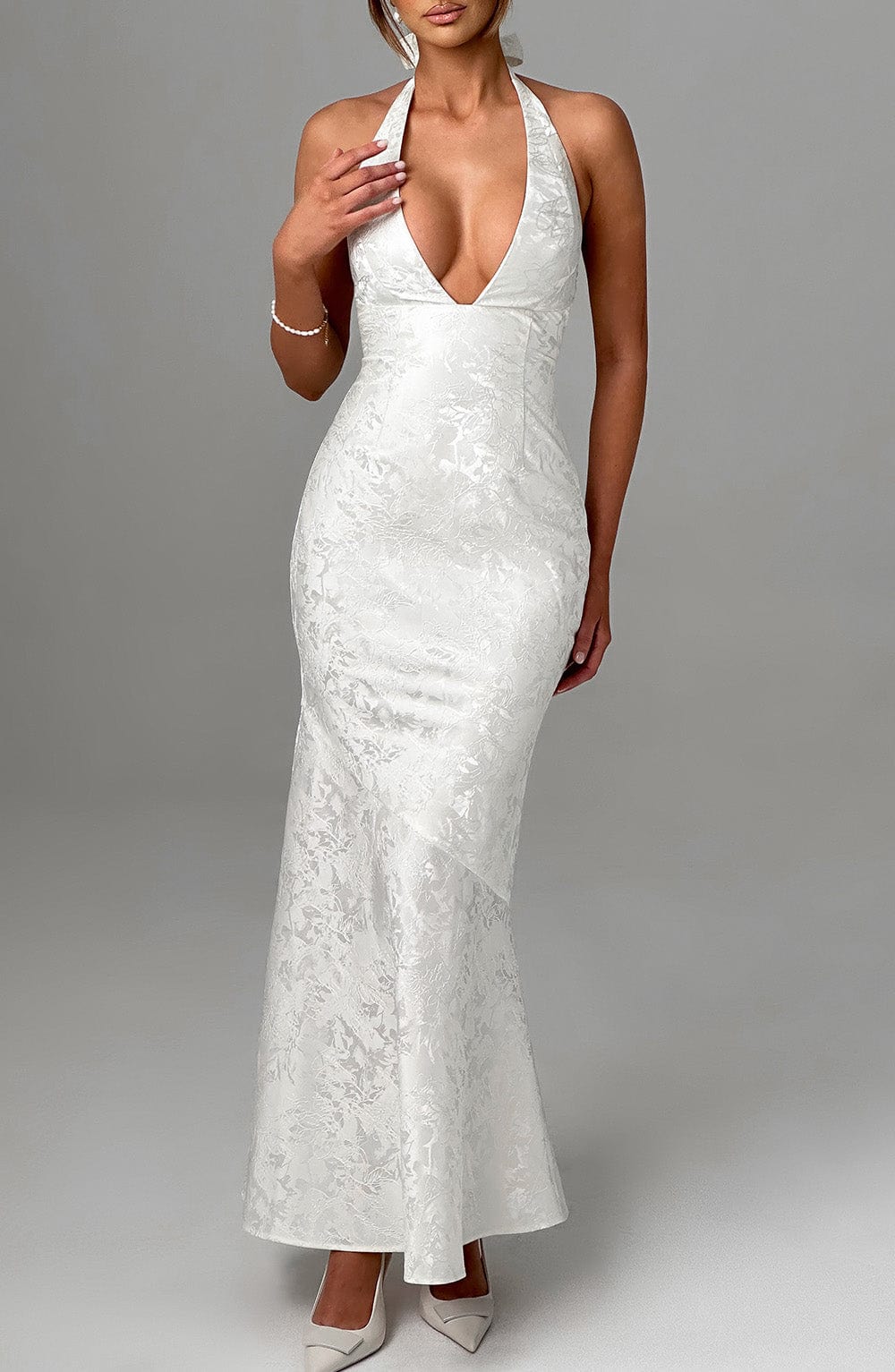 Josephine Maxi Dress - Ivory - Napalia