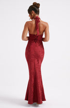 Josephine Maxi Dress - Red - Napalia