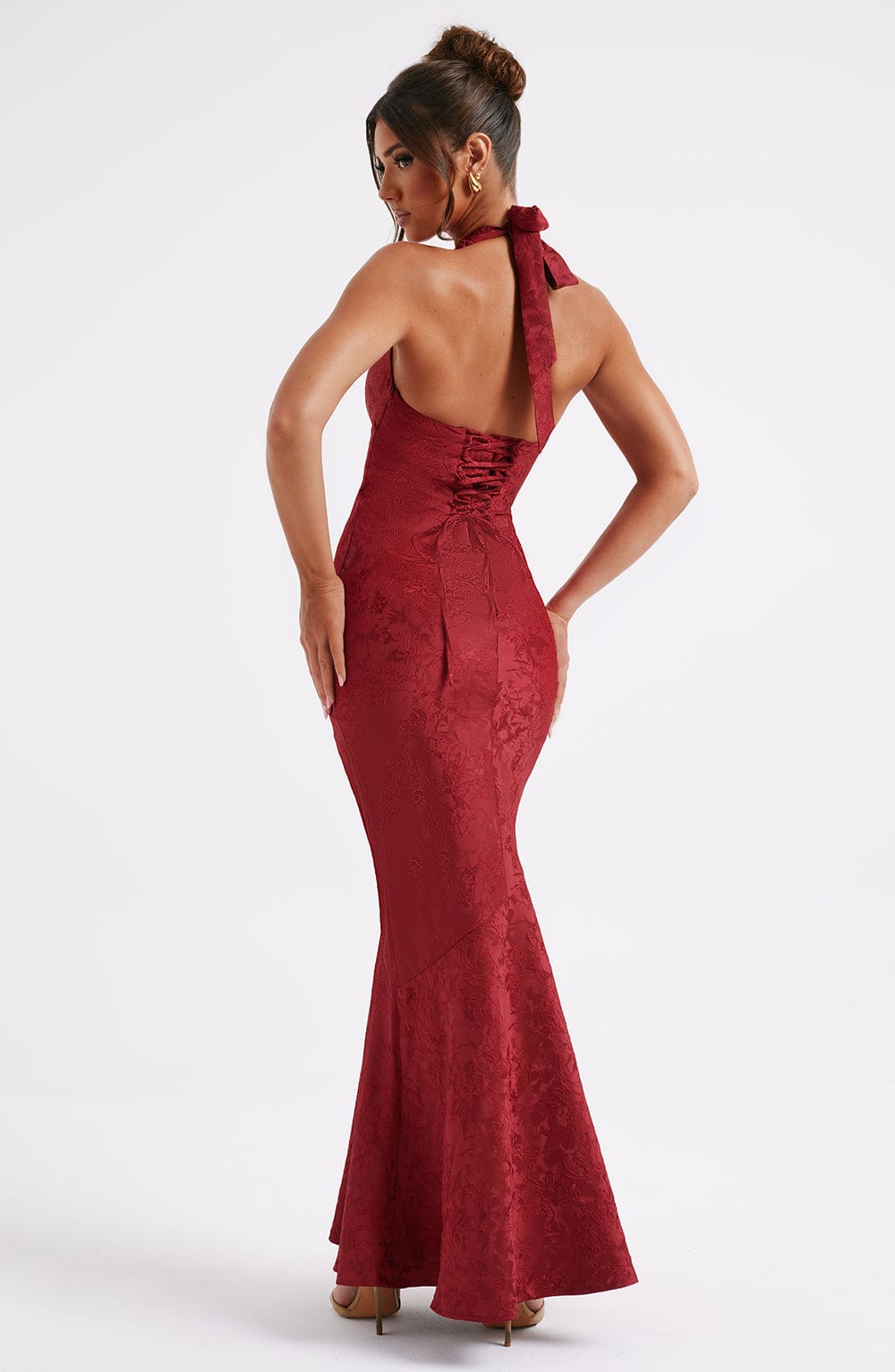 Josephine Maxi Dress - Red - Napalia